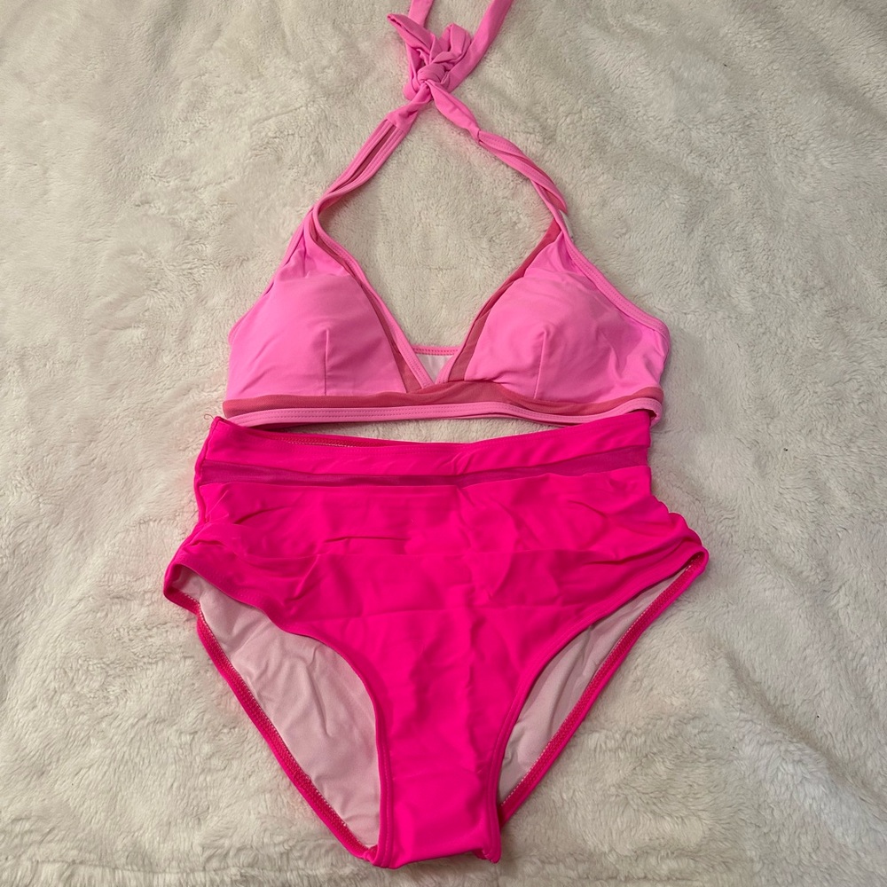 Omkagi Pink Bikini Swimsuit | Size M